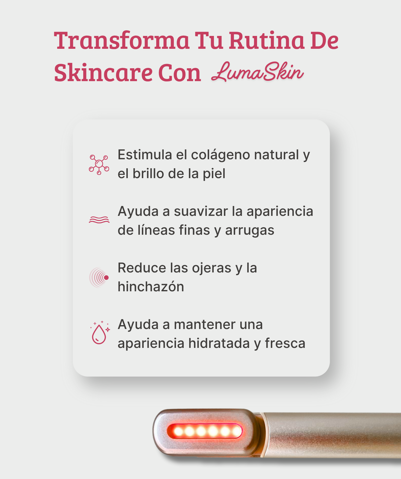 Dispositivo de Rejuvenecimiento Facial LumaSkin