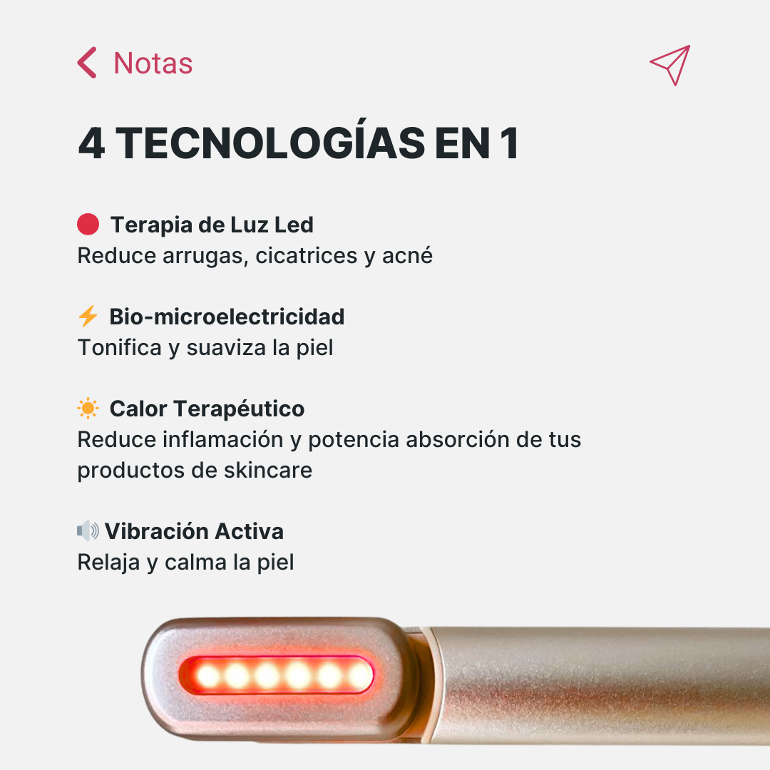 Dispositivo LumaSkin: Transforma tu piel con 10 minutos al día