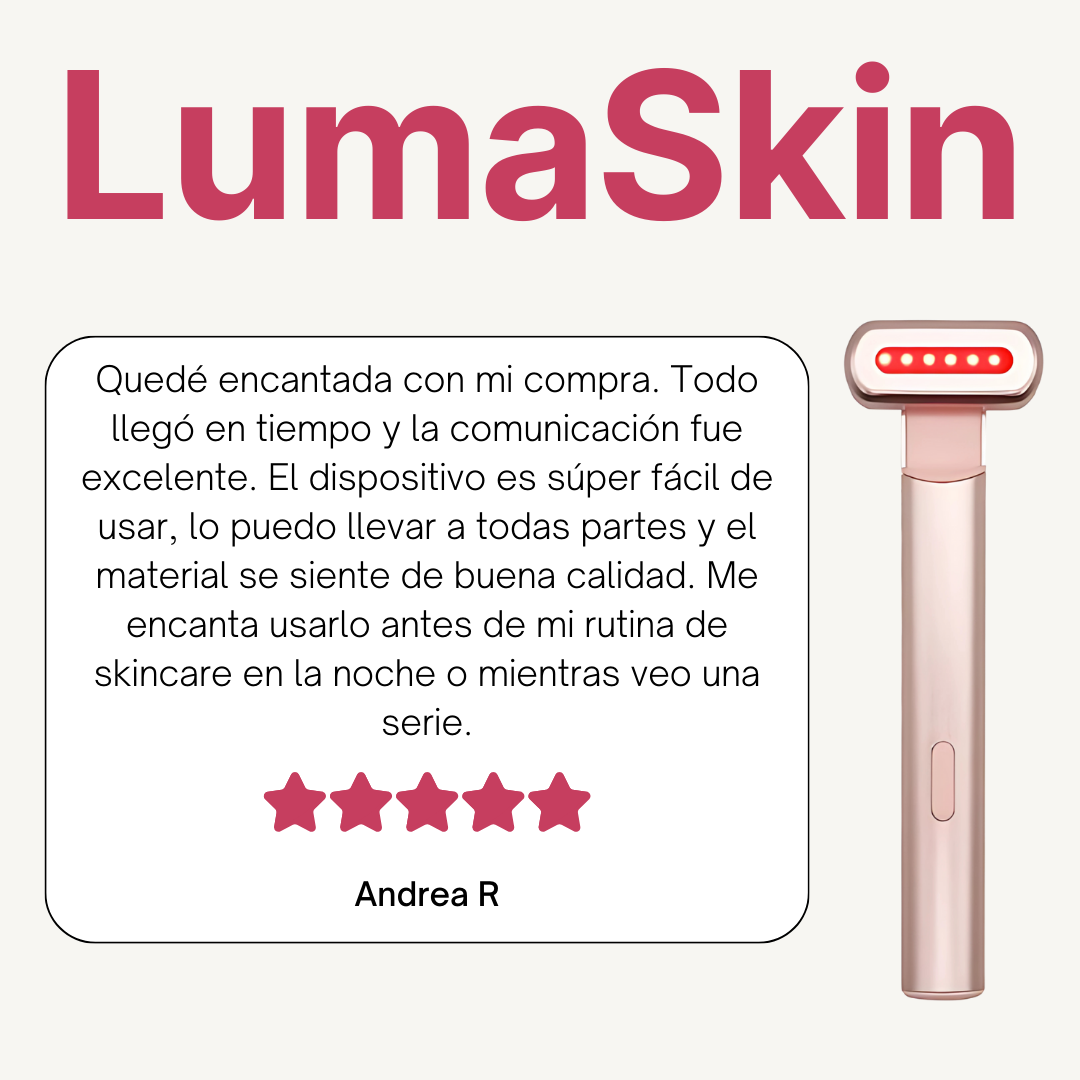 Dispositivo LumaSkin: Transforma tu piel con 10 minutos al día