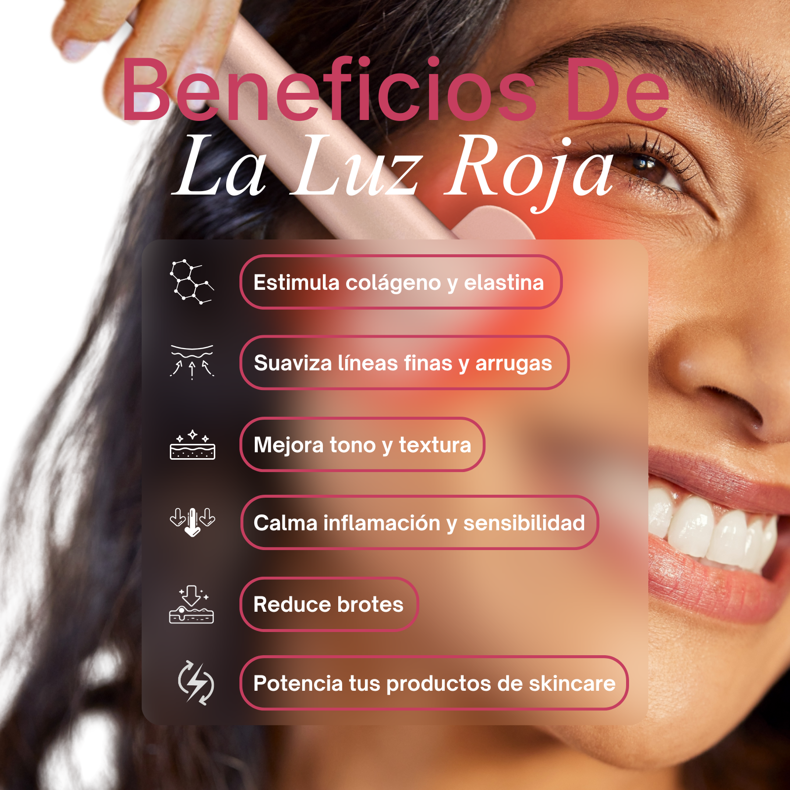 LumaSkin Luz Roja Activación Celular