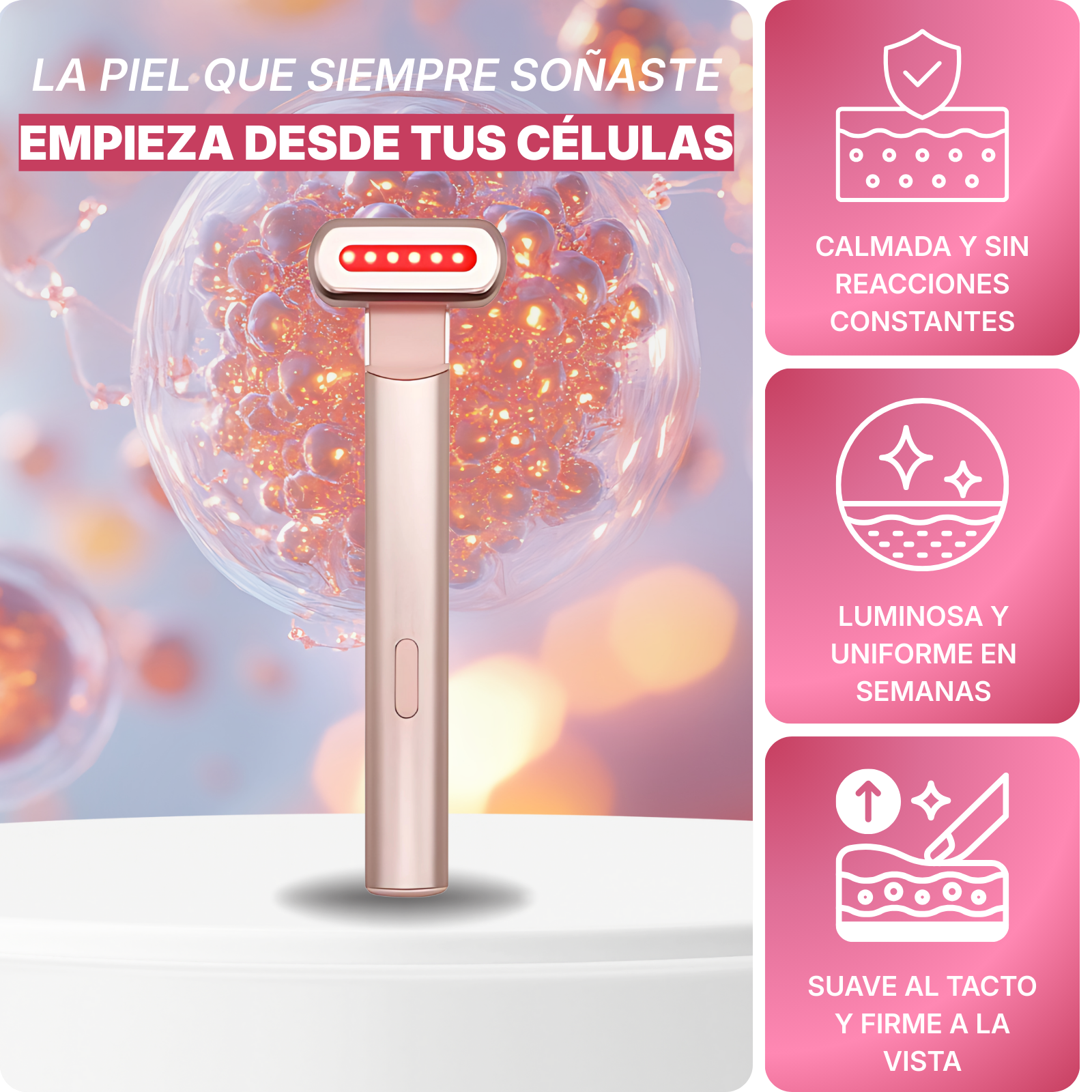 LumaSkin Luz Roja Activación Celular